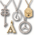 Gold or Silver Plated Brass Necklaces/Pendants